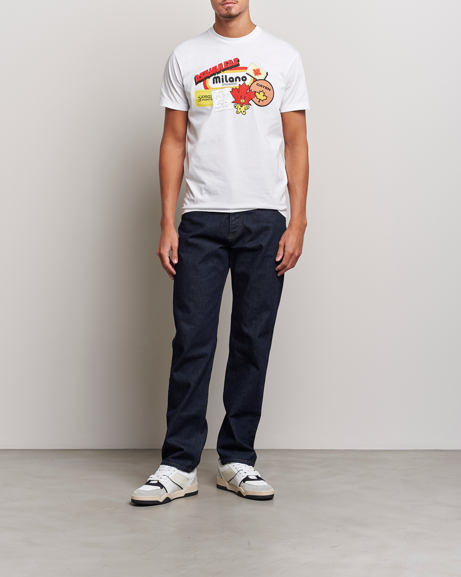 Men | T-Shirts | Dsquared2 | Cool Fit Crew Neck T-Shirt White