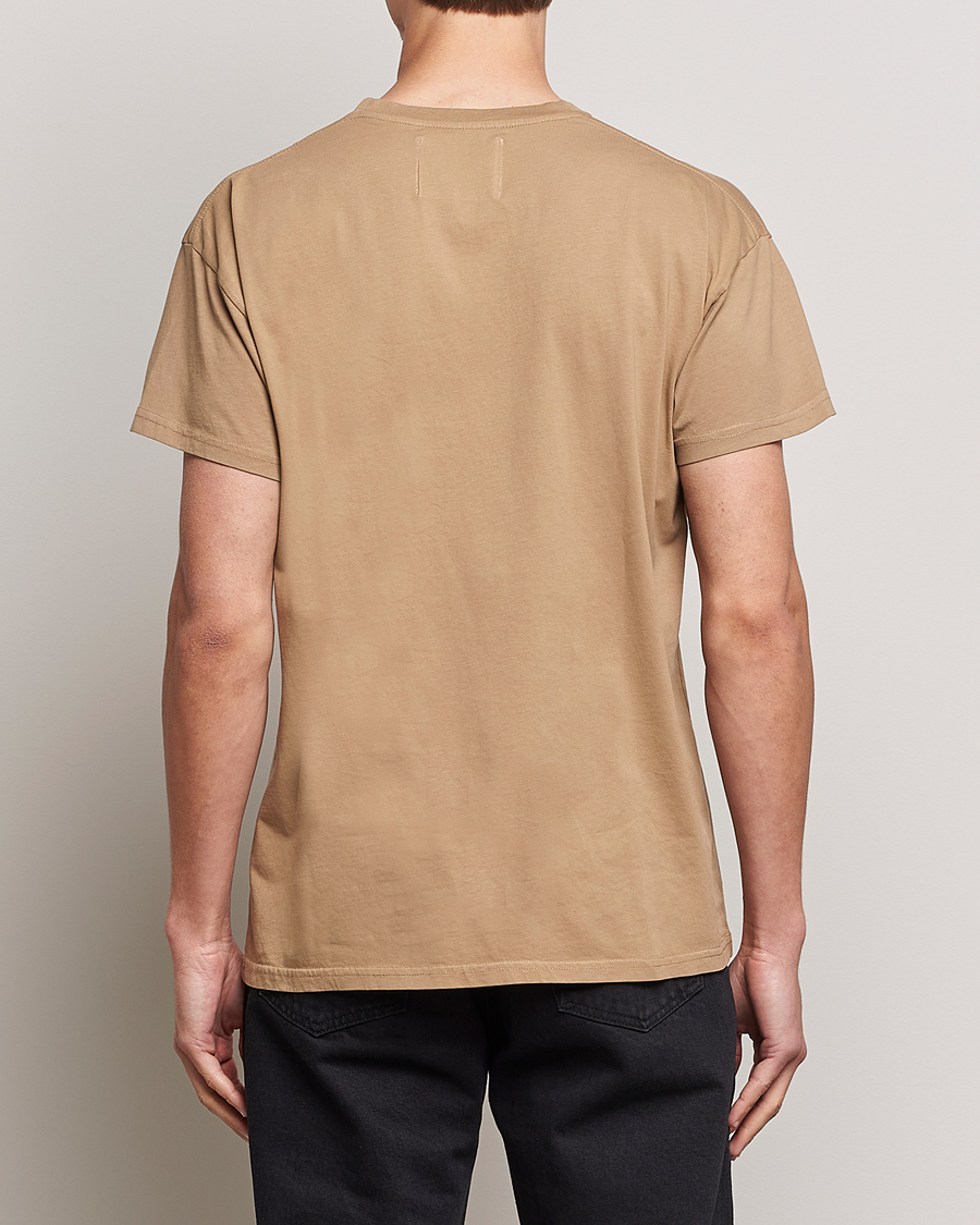 Men | T-Shirts | Jeanerica | Marcel Crew Neck T-Shirt Dark Sand