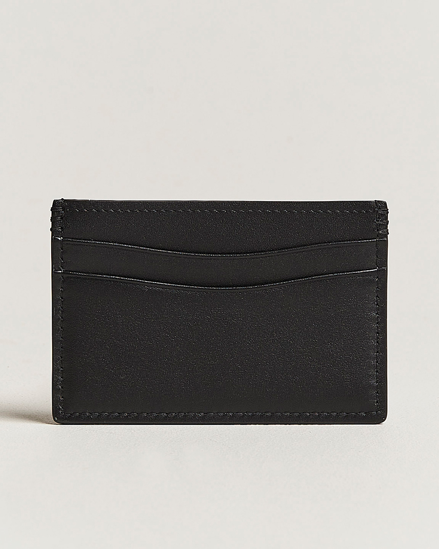 【新品】RALPH LAUREN PURPLELABELブラックレザーメモパッド Ralph Lauren Purple Label Luxe Calf Cardholder Black at CareOfCarl.com