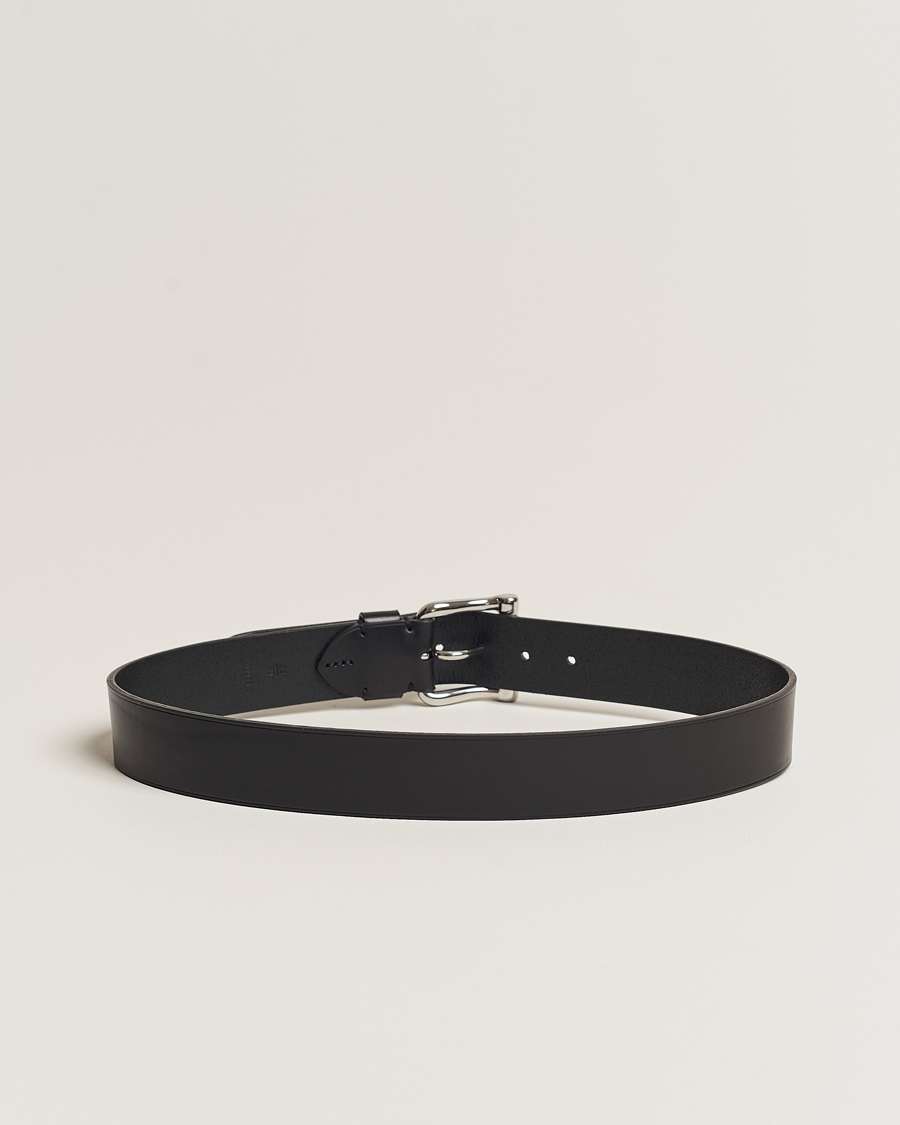 Men | Ralph Lauren Purple Label Vachetta Roller Belt Black | Ralph Lauren Purple Label | Vachetta Roller Belt Black