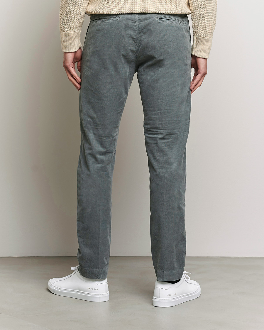 Men | Trousers | Massimo Alba | Baby Corduroy Trousers Smoke