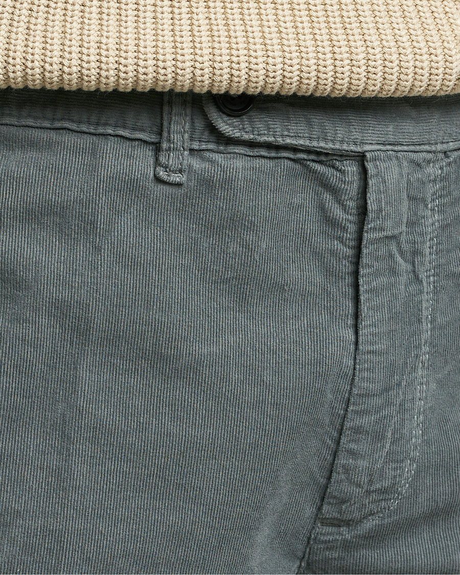 Men | Trousers | Massimo Alba | Baby Corduroy Trousers Smoke