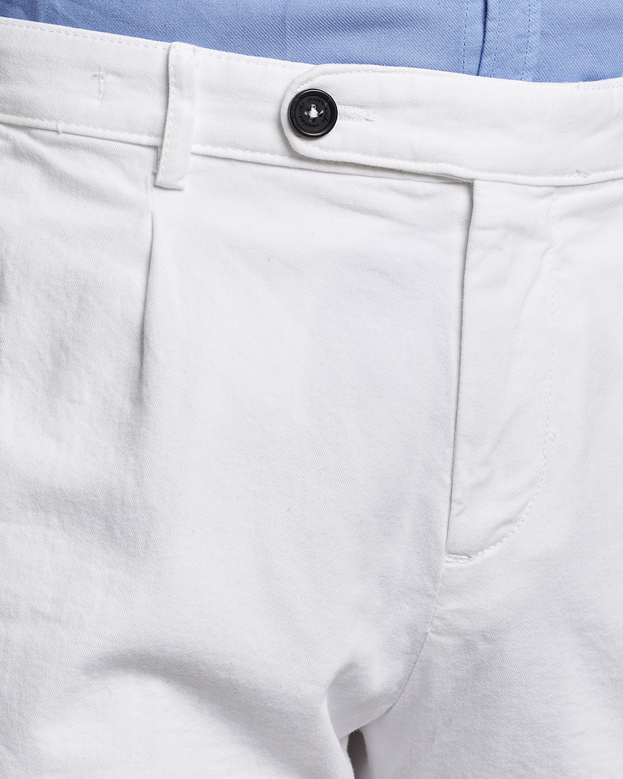 Men | Trousers | Massimo Alba | Ionio Cotton/Cashmere Trousers White
