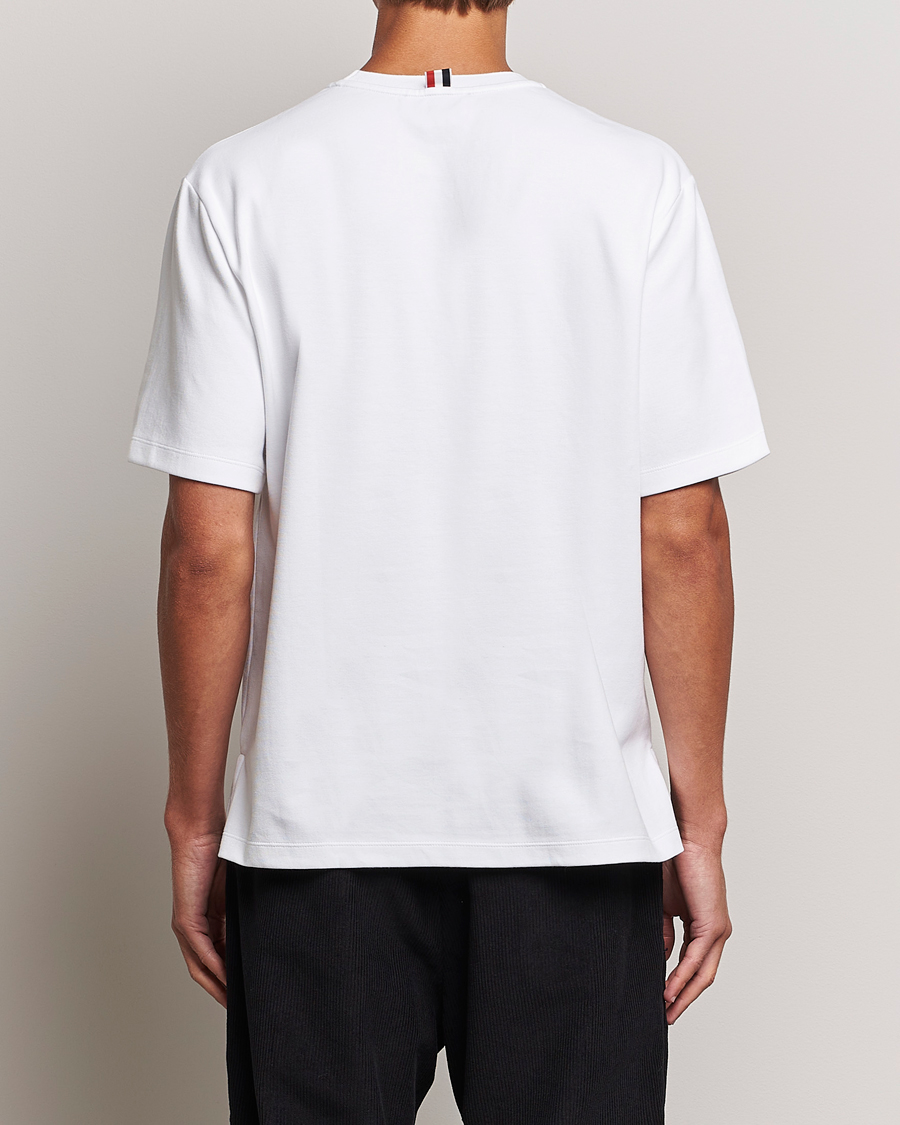 Men | T-Shirts | Thom Browne | Short Sleeve Pocket T-Shirt White