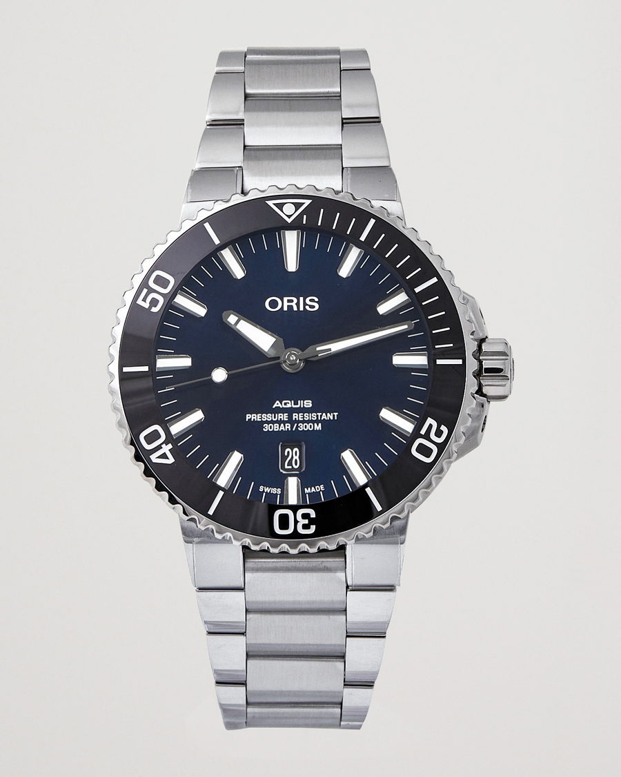 Men | Oris Aquis Date 43,5mm Blue | Oris | Aquis Date 43,5mm Blue