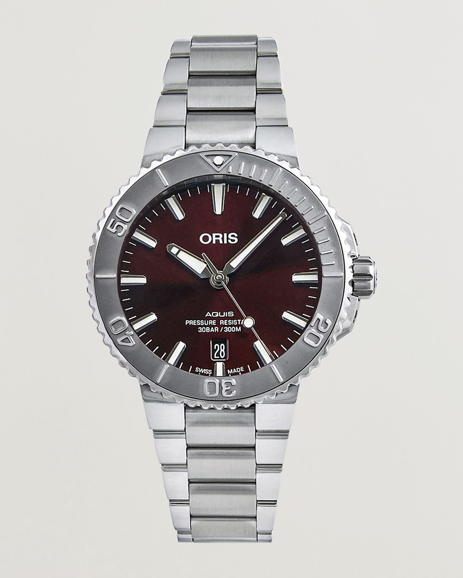 Men | Oris Aquis Date 41,5mm Cherry | Oris | Aquis Date 41,5mm Cherry