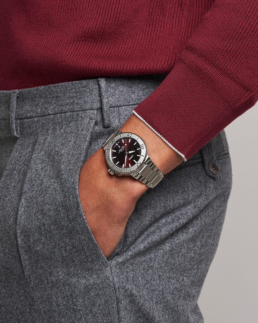 Men | Oris Aquis Date 41,5mm Cherry | Oris | Aquis Date 41,5mm Cherry
