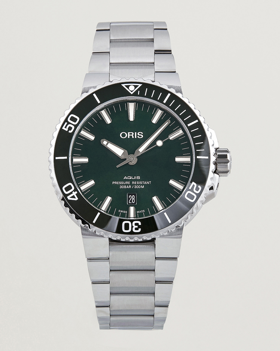 Men | Watches | Oris | Aquis Date 41,5mm Green