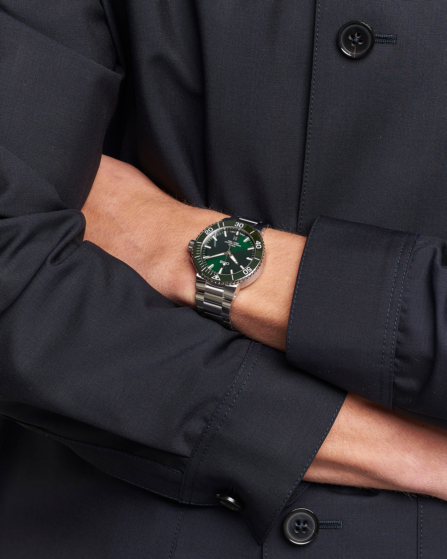 Men | Oris Aquis Date 41,5mm Green | Oris | Aquis Date 41,5mm Green