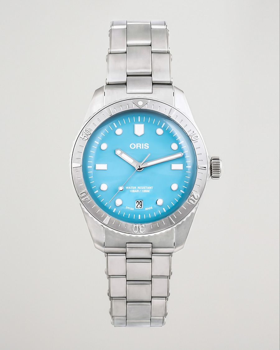 Men | Watches | Oris | Divers Sixty-Five 38,5mm Cotton Candy Blue