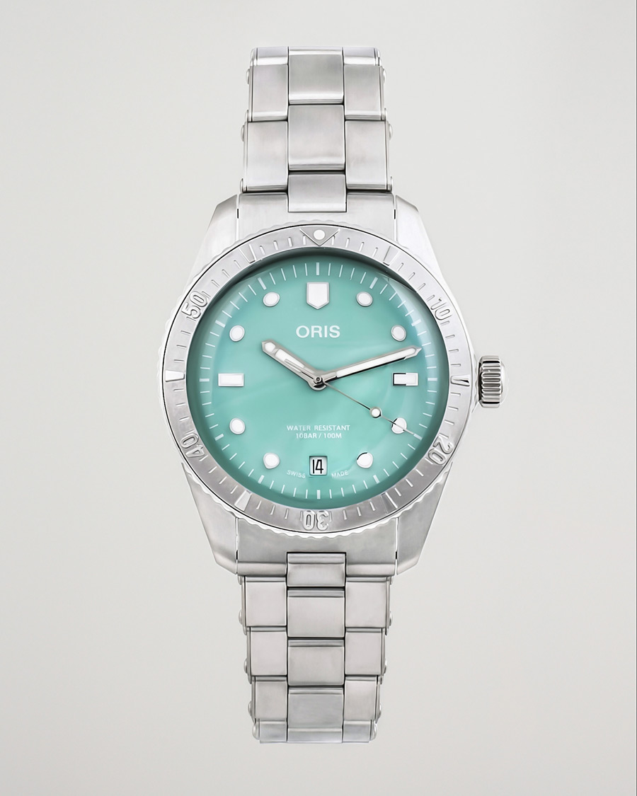 Men | Oris Divers Sixty-Five 38,5mm Cotton Candy Light Green | Oris | Divers Sixty-Five 38,5mm Cotton Candy Light Green
