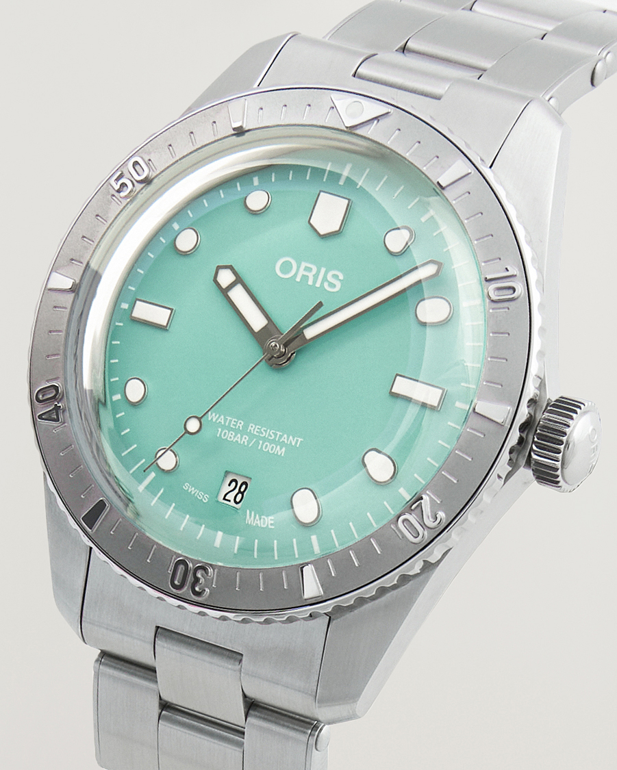 Men | Oris Divers Sixty-Five 38,5mm Cotton Candy Light Green | Oris | Divers Sixty-Five 38,5mm Cotton Candy Light Green