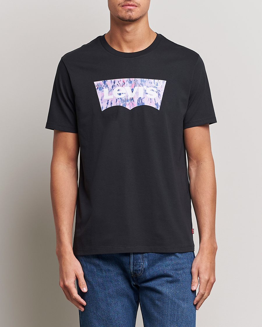 Men | Black t-shirts | Levi's | Crew Neck Graphic T-shirt Black