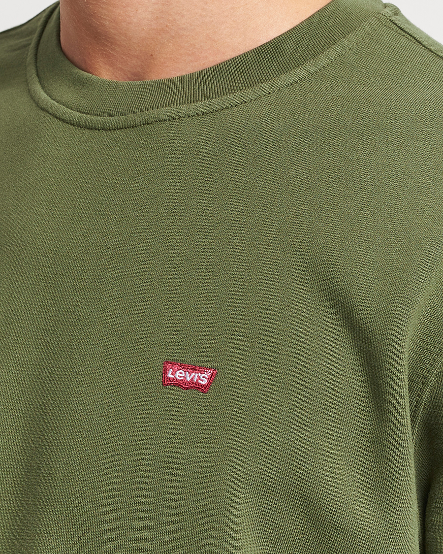 Men | Sweaters & Knitwear | Levi's | Original Crew Neck Sweatshirt Sea Moss