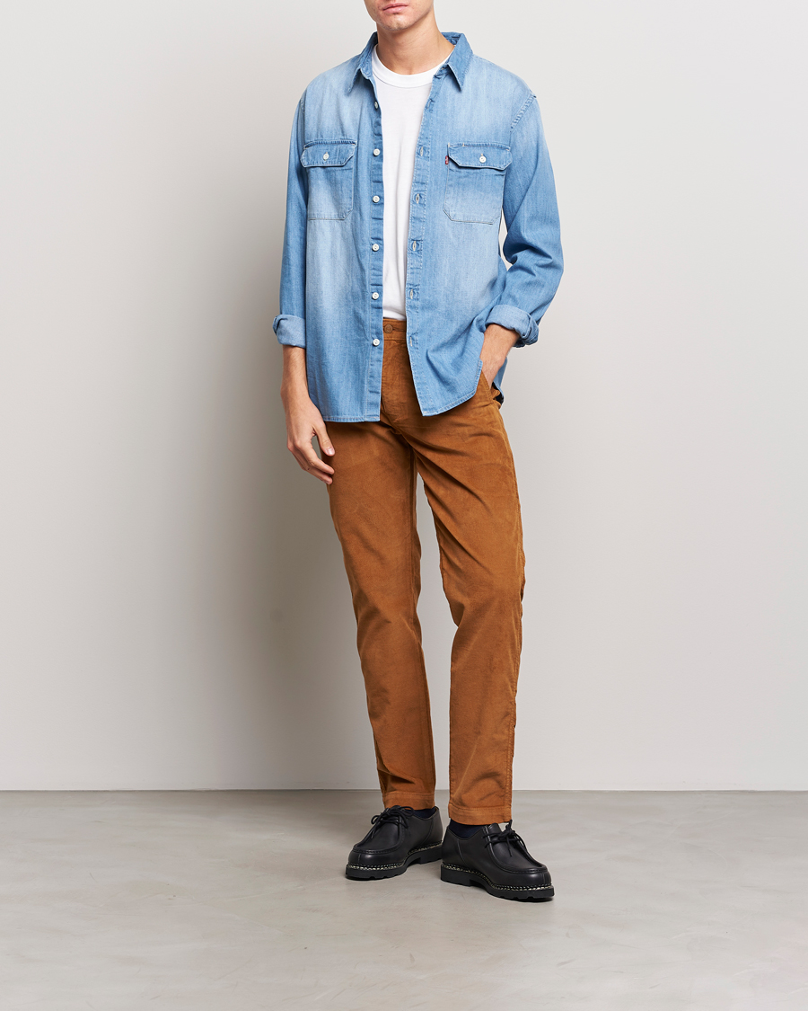 Men | Trousers | Levi's | Garment Dyed Stretch Corduroy Chino Monks Robe