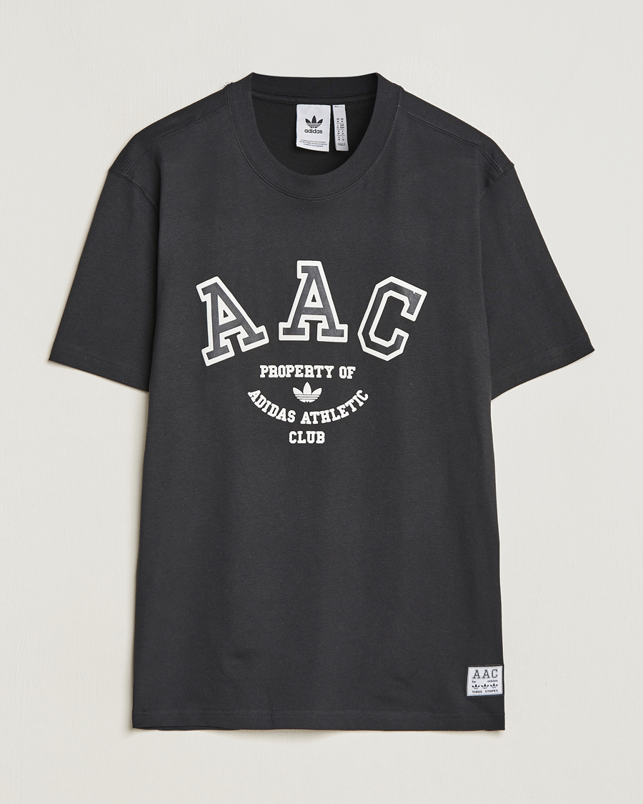 Men | T-Shirts | adidas Originals | Hack Logo Crew Neck T-Shirt Black