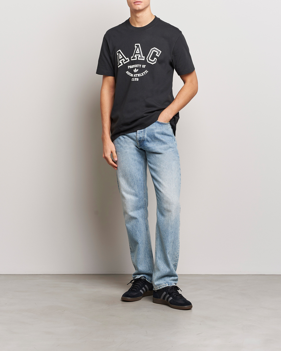 Men | T-Shirts | adidas Originals | Hack Logo Crew Neck T-Shirt Black