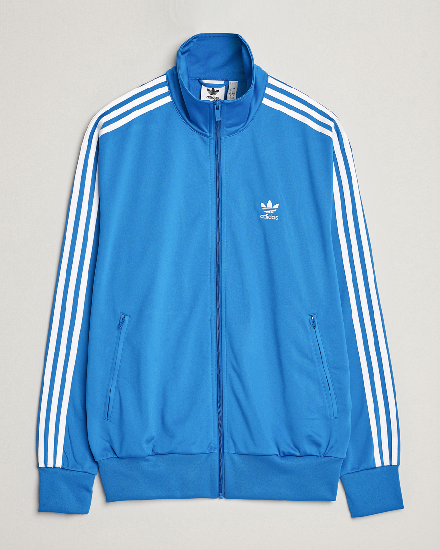 Men | Sweaters & Knitwear | adidas Originals | Firebird Full Zip Blue
