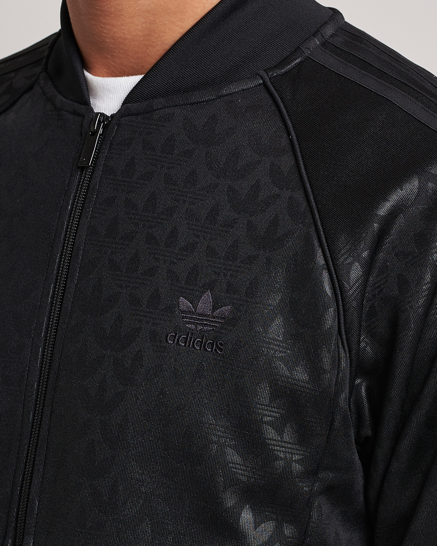 Men | Sweaters & Knitwear | adidas Originals | Monogram Full Zip Black