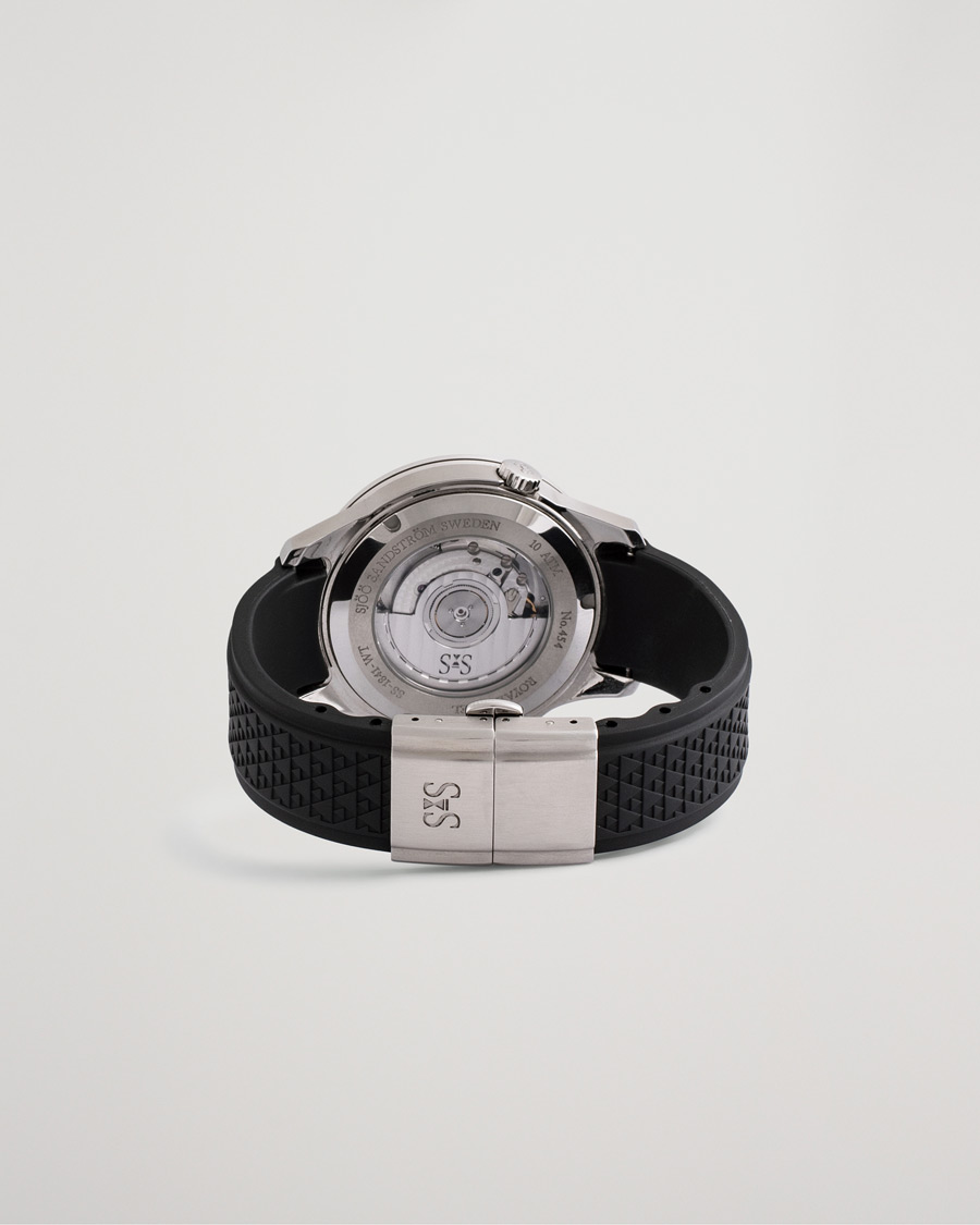 Men | Sjöö Sandström Pre-Owned Royal Steel Worldtimer 41mm SS-1841-WT | Sjöö Sandström Pre-Owned | Royal Steel Worldtimer 41mm SS-1841-WT