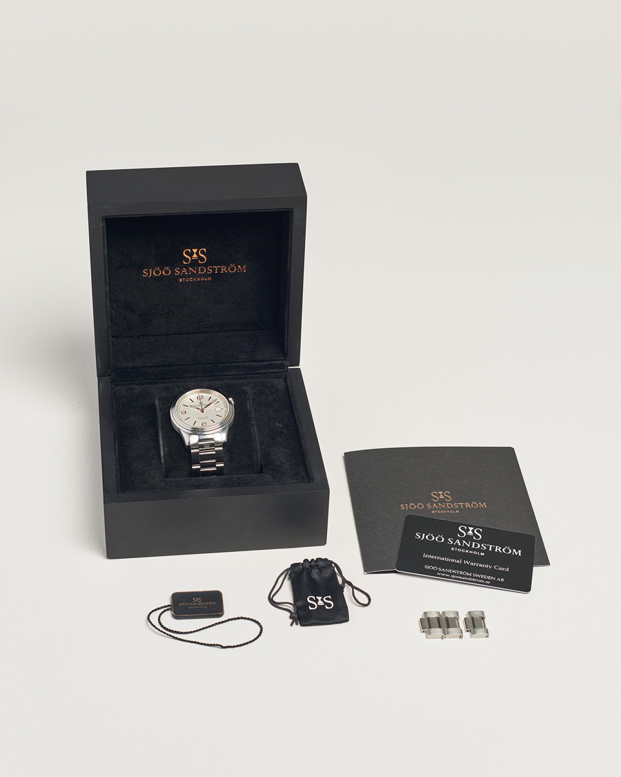 Men | Sjöö Sandström Pre-Owned Royal Steel Classic 41mm | Sjöö Sandström Pre-Owned | Royal Steel Classic 41mm