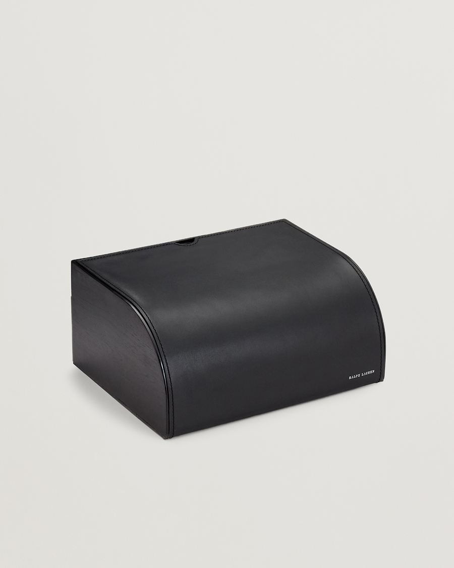 Men | Home | Ralph Lauren Home | Brennan Leather Writers Box Saddle Black