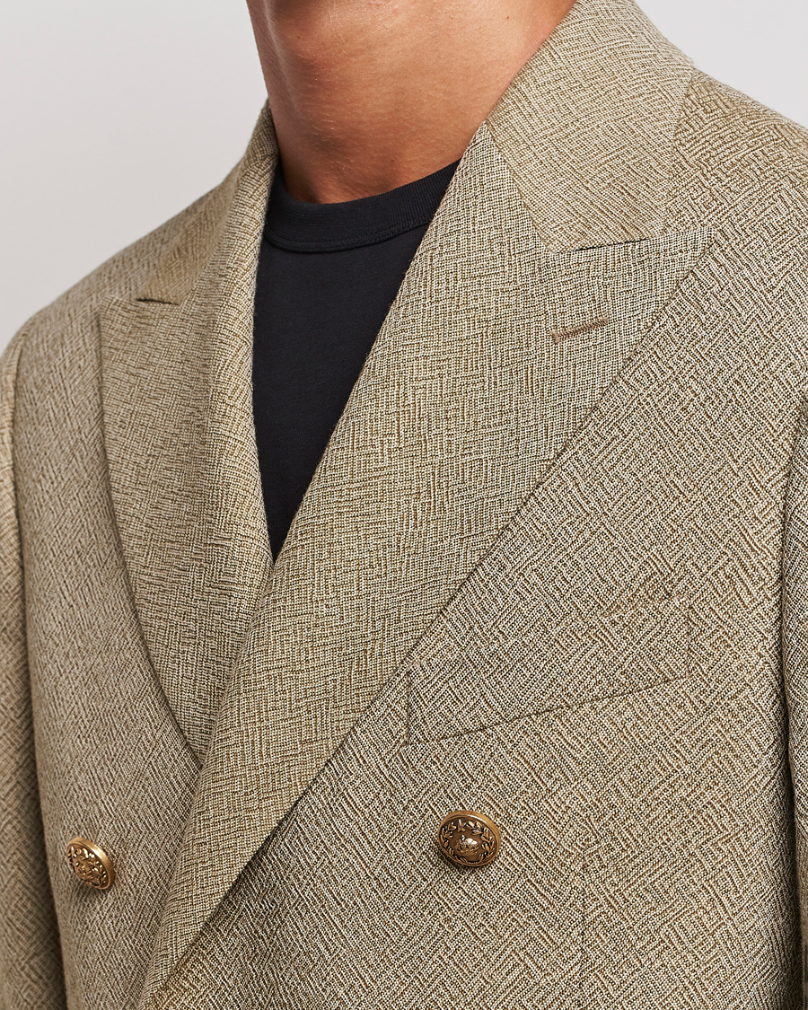 Men | Blazers | Golden Goose | Deluxe Brand Double Breasted Blazer Beige