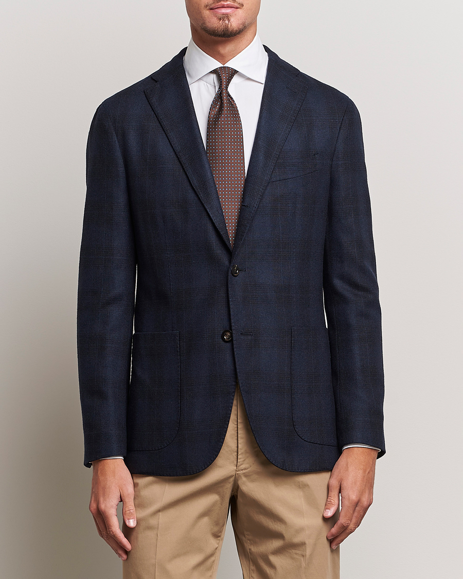 khakis brand dark navy hopsack blazer