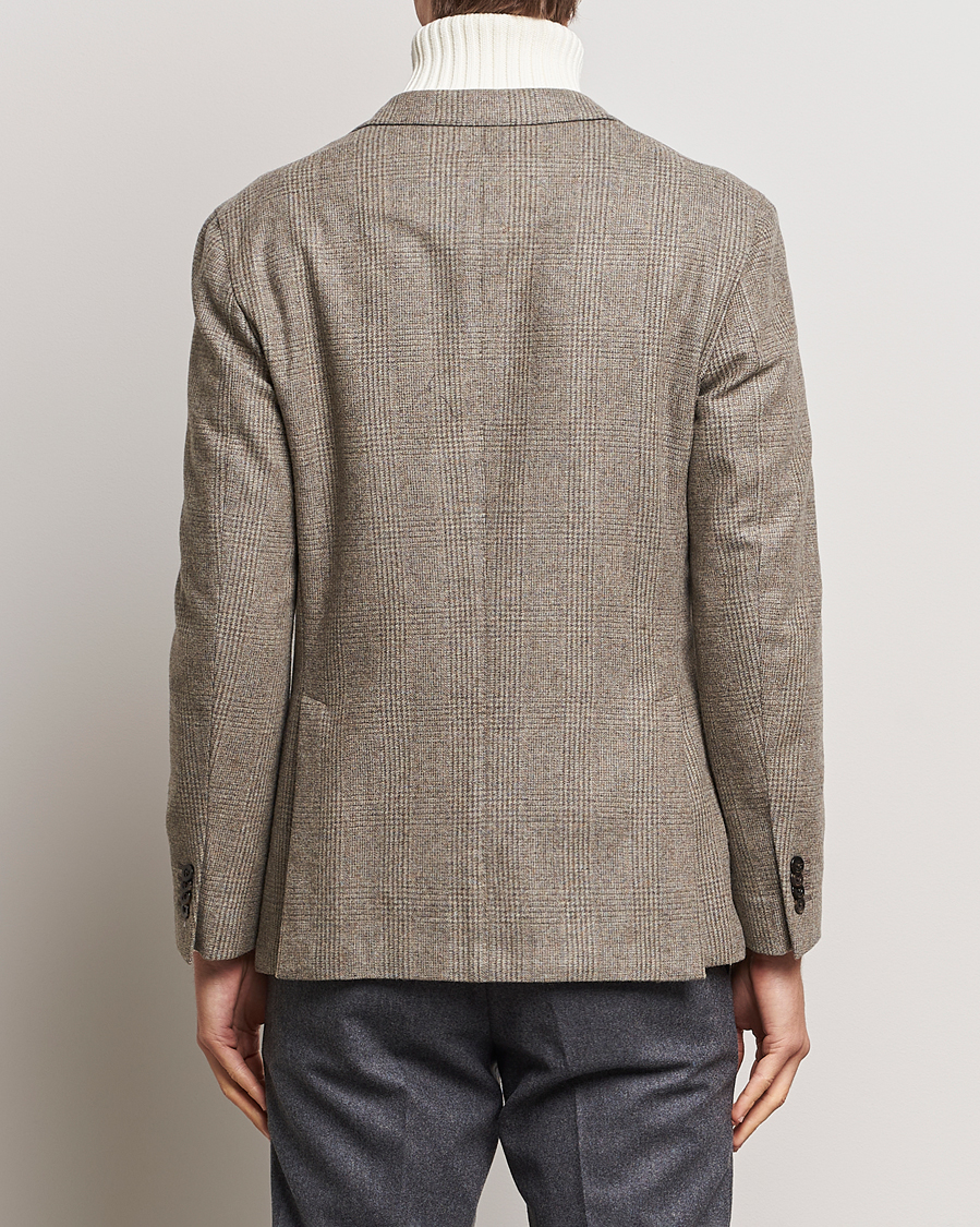 Boglioli K Jacket Prince Of Wales Check Blazer Light Beige at