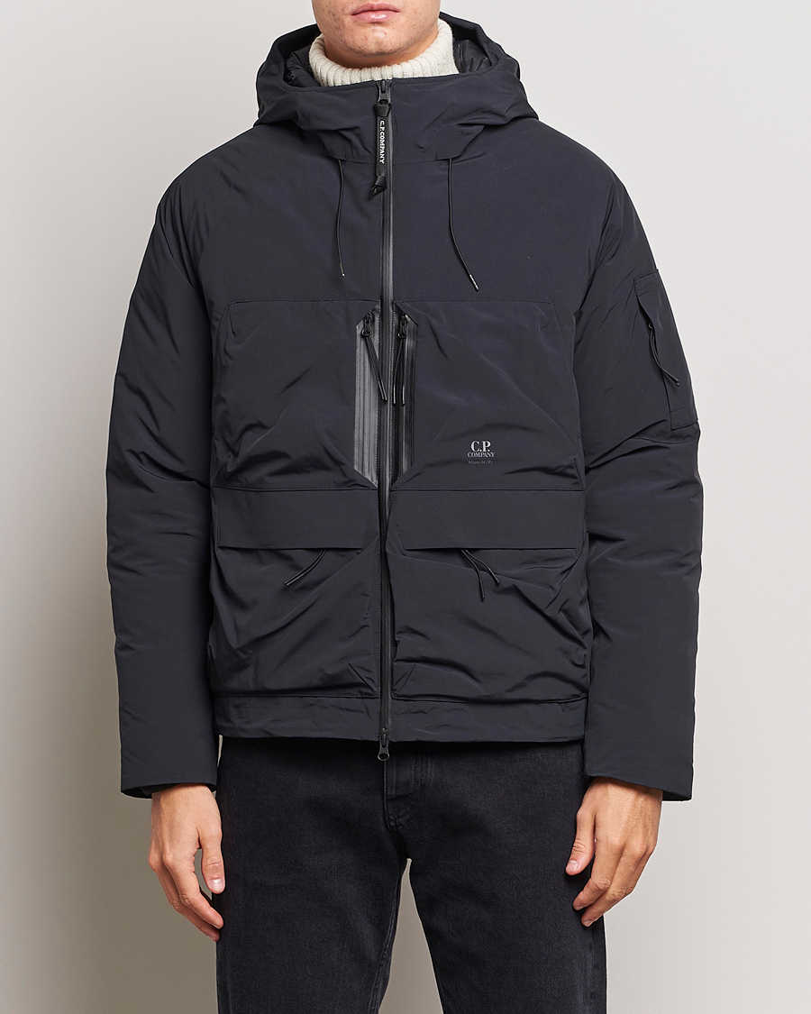 Men | Coats & Jackets | C.P. Company | Micro M Re-Cycled Hood Jacket Black