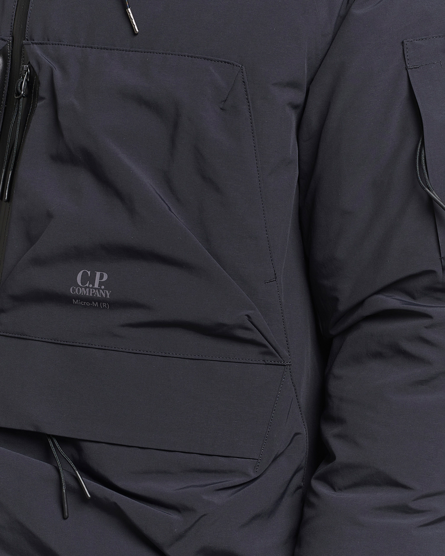 Men | Coats & Jackets | C.P. Company | Micro M Re-Cycled Hood Jacket Black