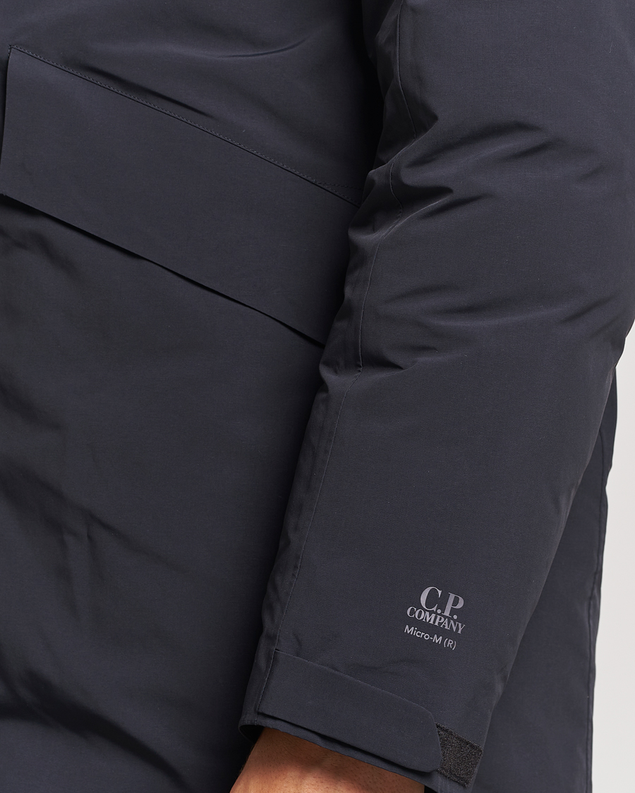 Men | Coats & Jackets | C.P. Company | Micro M Re-Cycled Parka Black