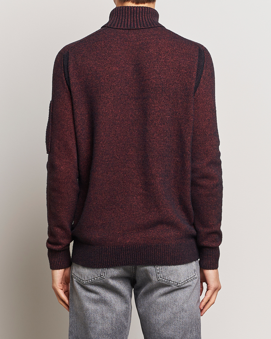 C.P. Company Fleece Knit Rollneck Red at CareOfCarl.com