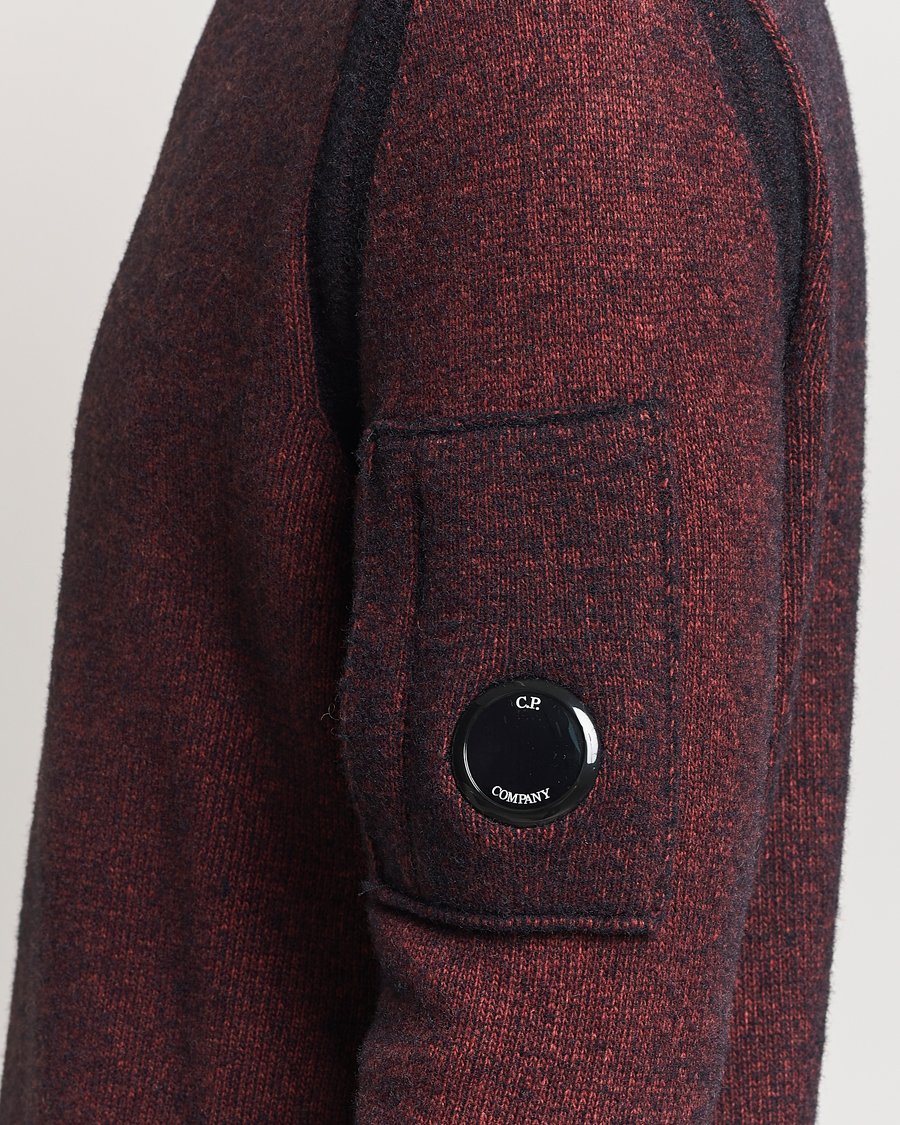 Men | Sweaters & Knitwear | C.P. Company | Fleece Knit Rollneck Red