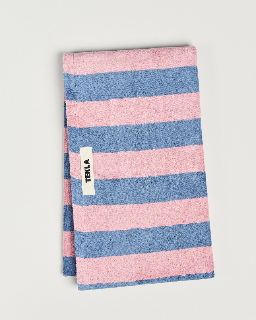 Men | Tekla Organic Terry Beach Towel Deck Stripes | Tekla | Organic Terry Beach Towel Deck Stripes