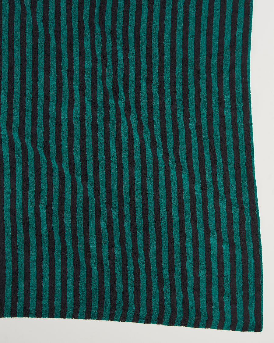 Men | Towels | Tekla | Organic Terry Beach Towel Ivy Stripes