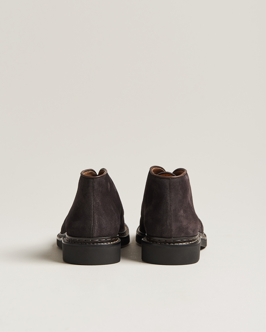 Men | Heschung Genet Suede Chukka Boot Dark Brown | Heschung | Genet Suede Chukka Boot Dark Brown