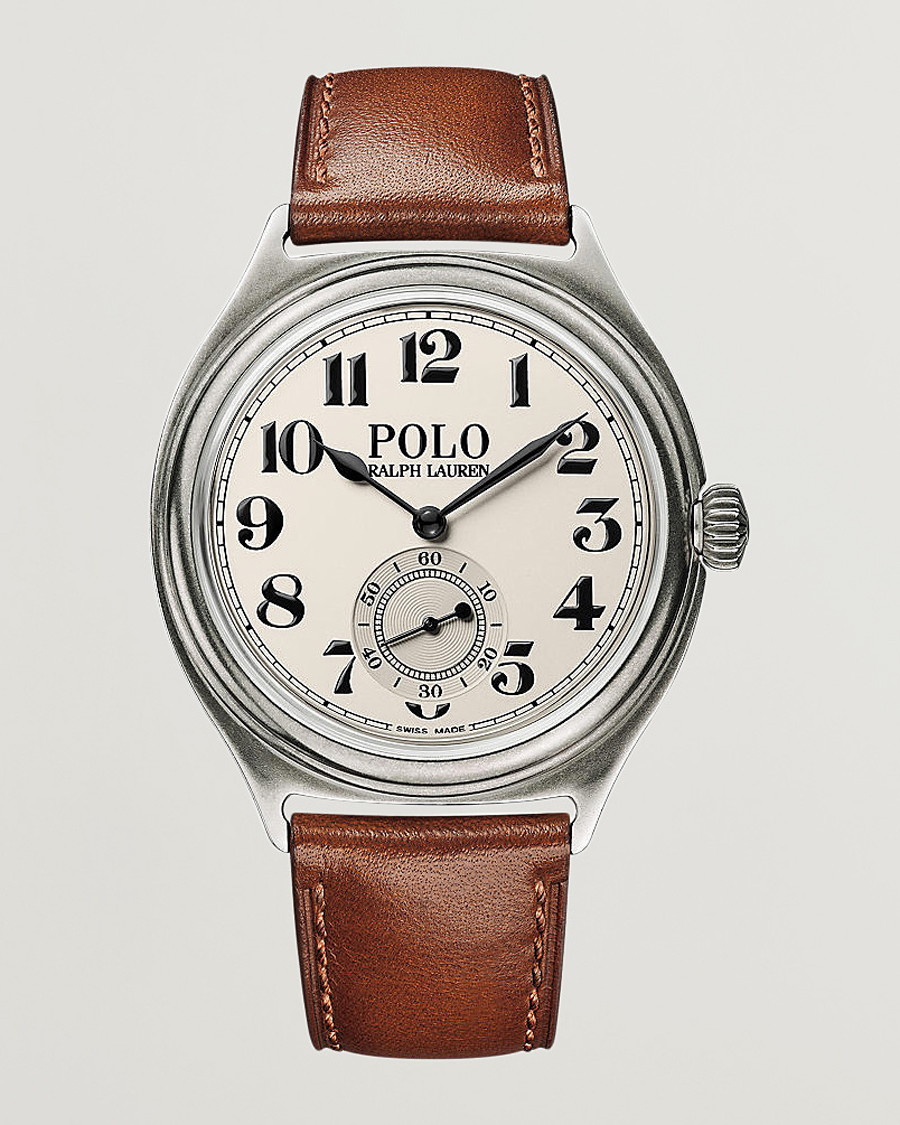 Men | Polo Ralph Lauren 40mm Mechanical Vintage 67 White Dial | Polo Ralph Lauren | 40mm Mechanical Vintage 67 White Dial