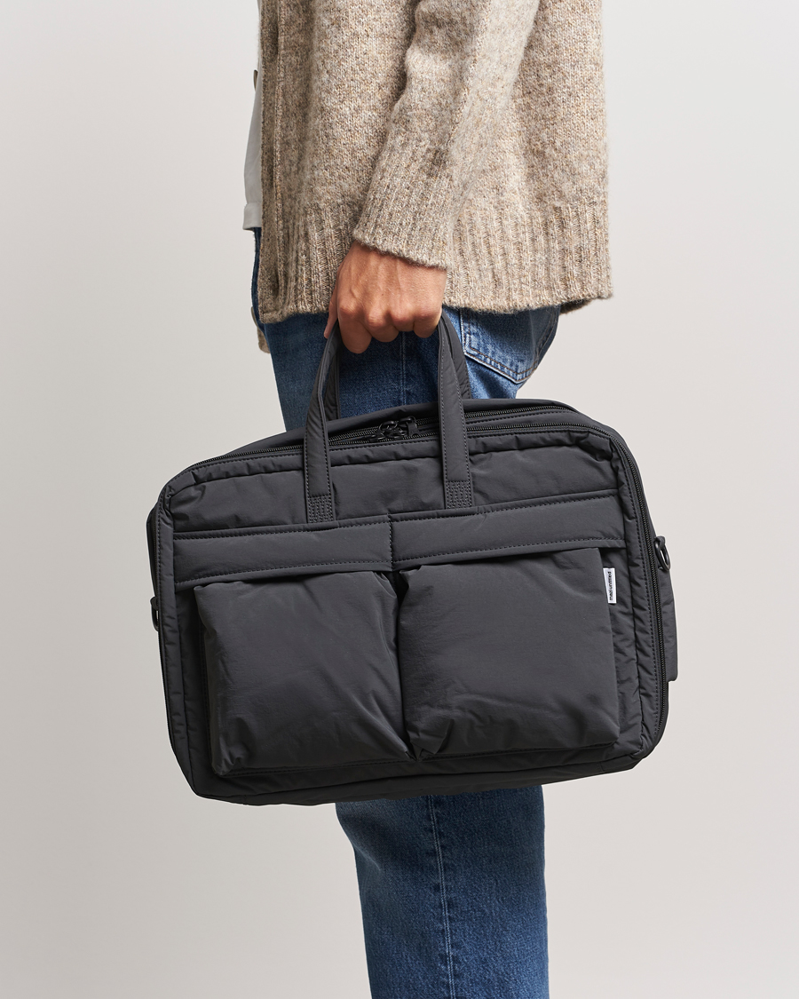 Men | Briefcases | mazi untitled | AM Bag 02 Nylon Briefcase Grey