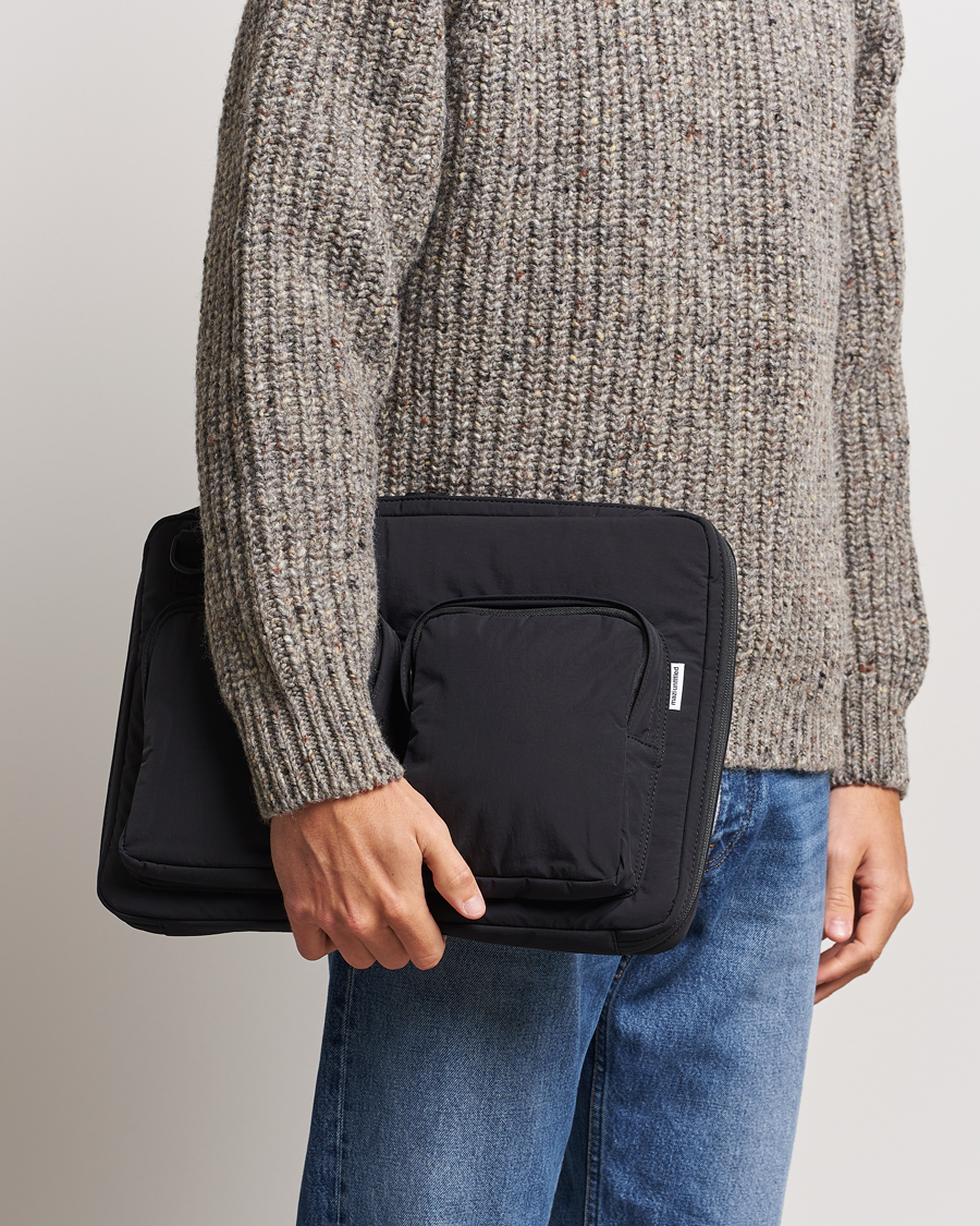 Men | Bags | mazi untitled | AM Case 02 Nylon Portfolio Black