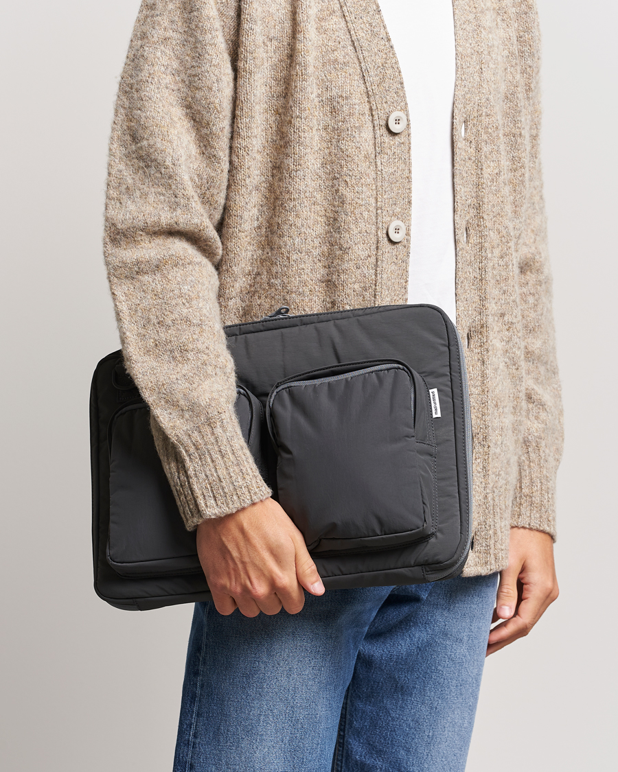 Men | Bags | mazi untitled | AM Case 02 Nylon Portfolio Grey