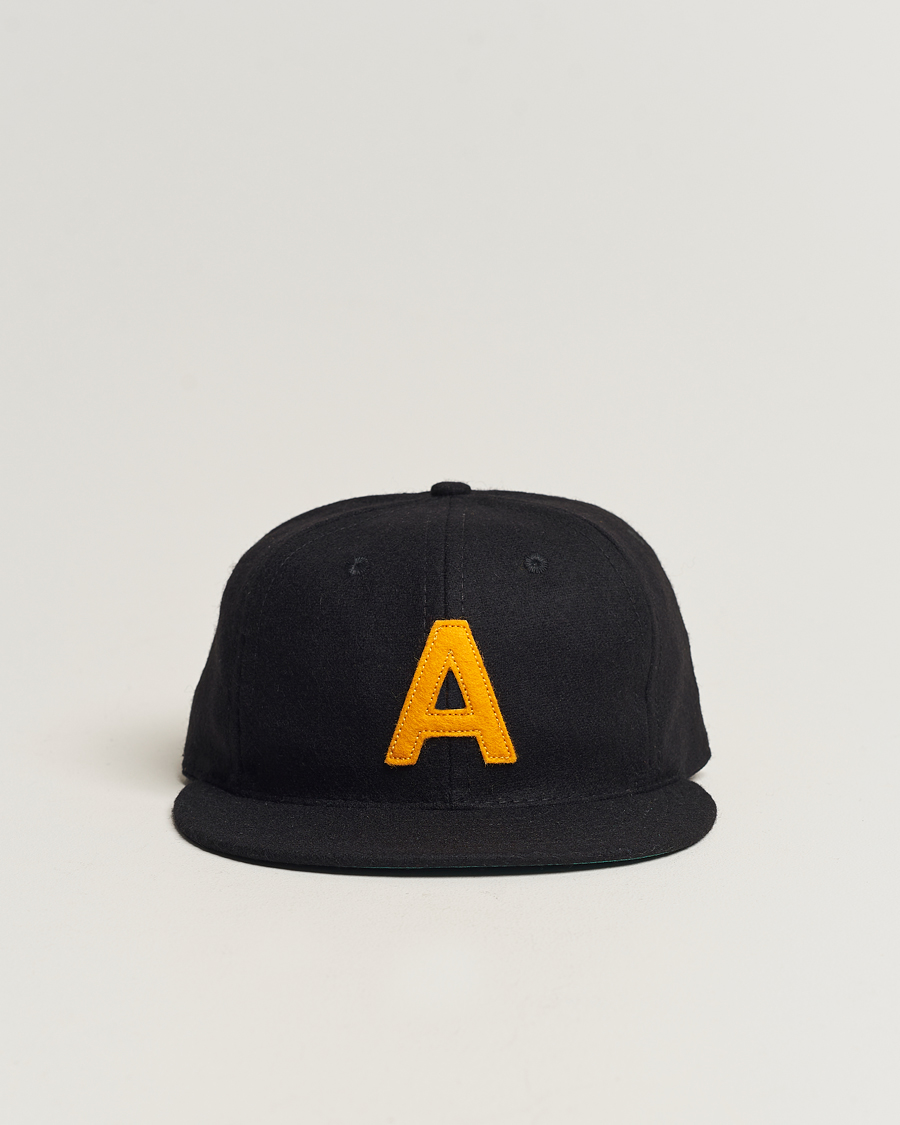 Men | Ebbets Field Flannels Made in USA Army 1957 Vintage Ballcap Black | Ebbets Field Flannels | Made in USA Army 1957 Vintage Ballcap Black