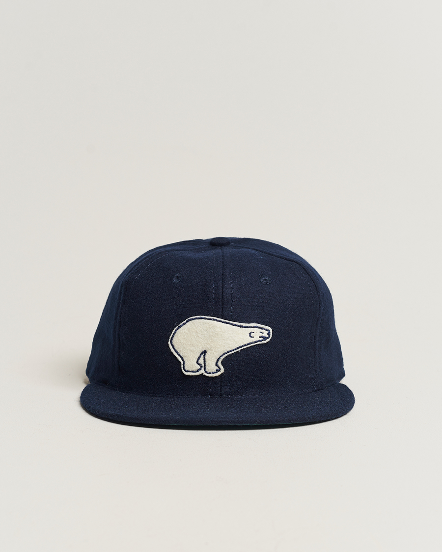 Men | Ebbets Field Flannels Made in USA Cervezeria Polar 1950 Vintage Ballcap Navy | Ebbets Field Flannels | Made in USA Cervezeria Polar 1950 Vintage Ballcap Navy