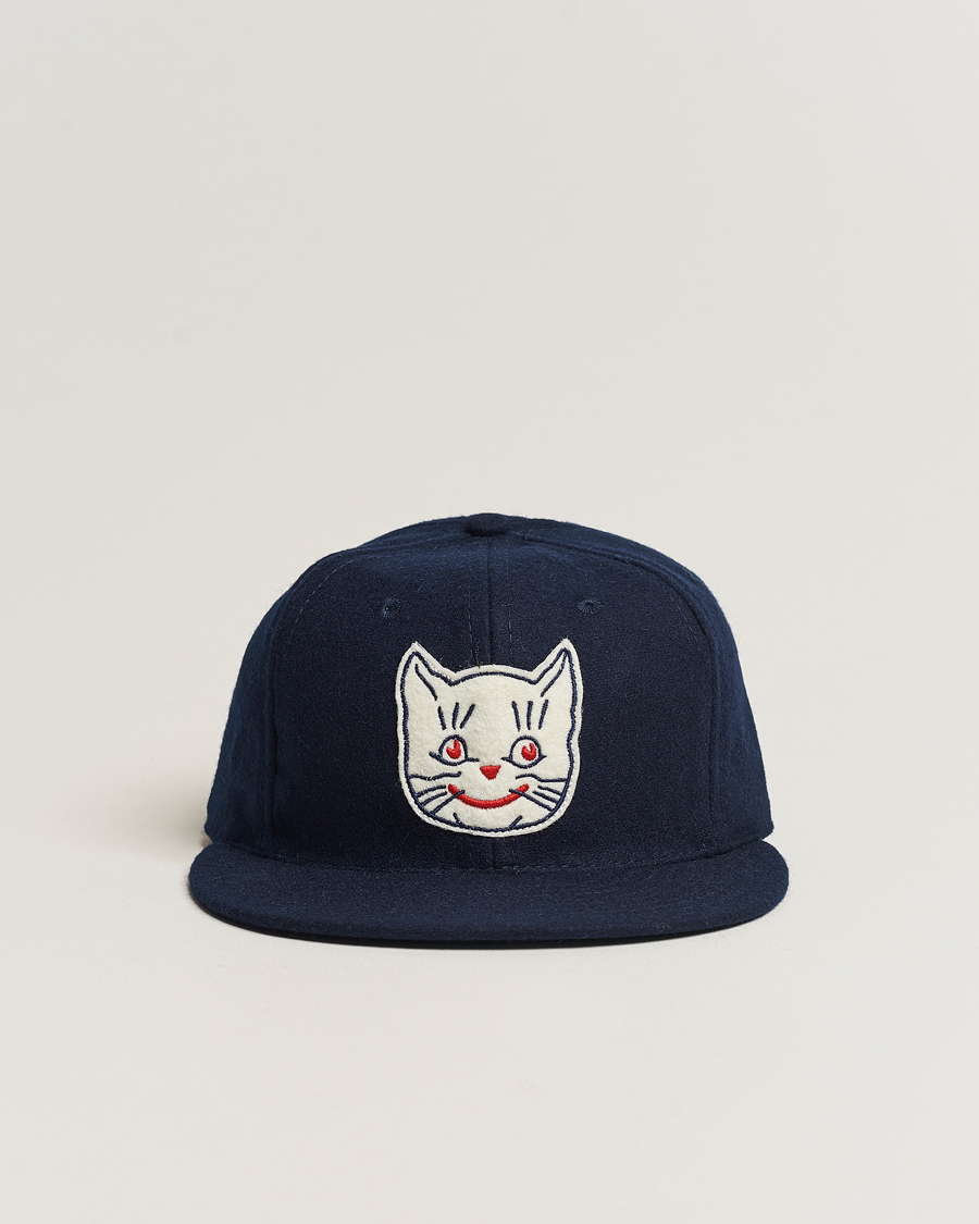 Men | Ebbets Field Flannels Made in USA Kansas City Katz 1961 Vintage Ballcap Navy | Ebbets Field Flannels | Made in USA Kansas City Katz 1961 Vintage Ballcap Navy