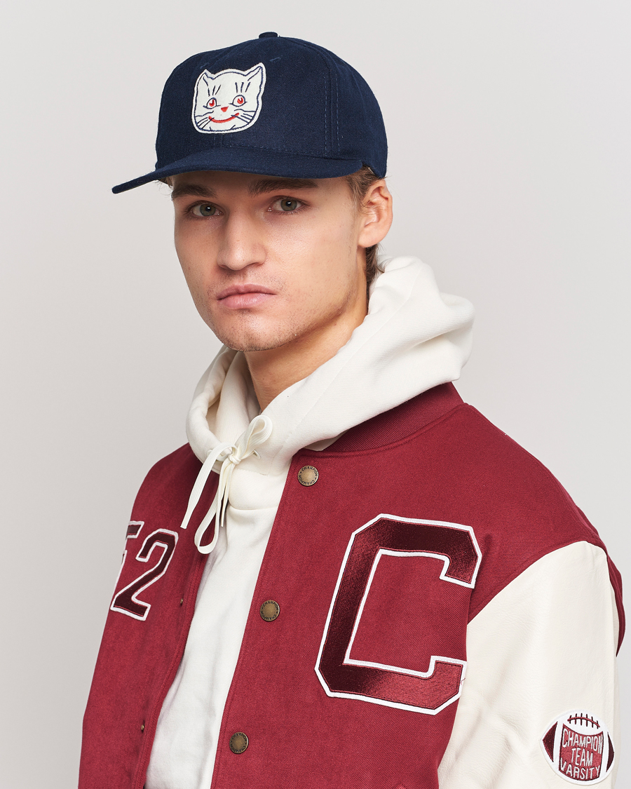 Men | Ebbets Field Flannels Made in USA Kansas City Katz 1961 Vintage Ballcap Navy | Ebbets Field Flannels | Made in USA Kansas City Katz 1961 Vintage Ballcap Navy