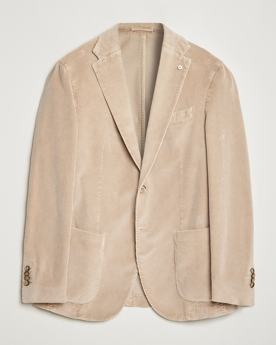 Men | Blazers | L.B.M. 1911 | Jack Corduroy Blazer Beige