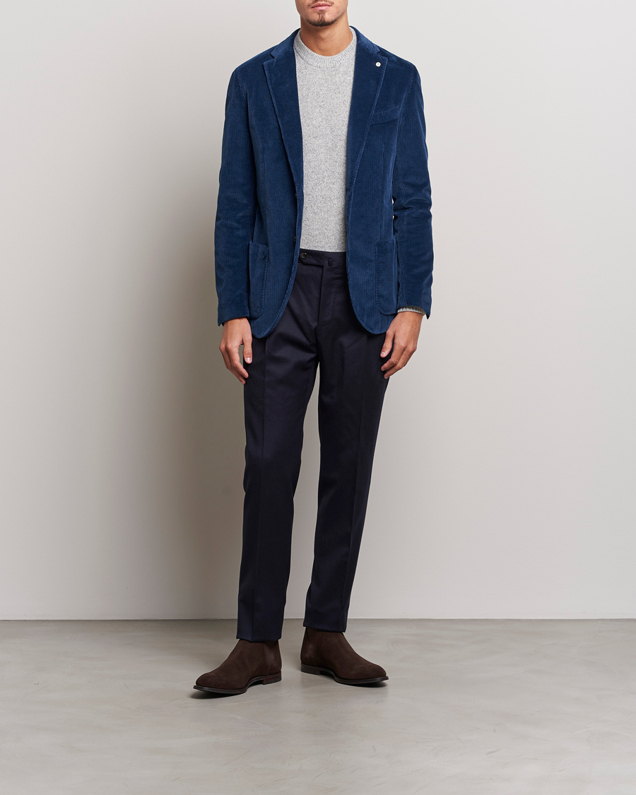 Men | Blazers | L.B.M. 1911 | Jack Corduroy Blazer Navy