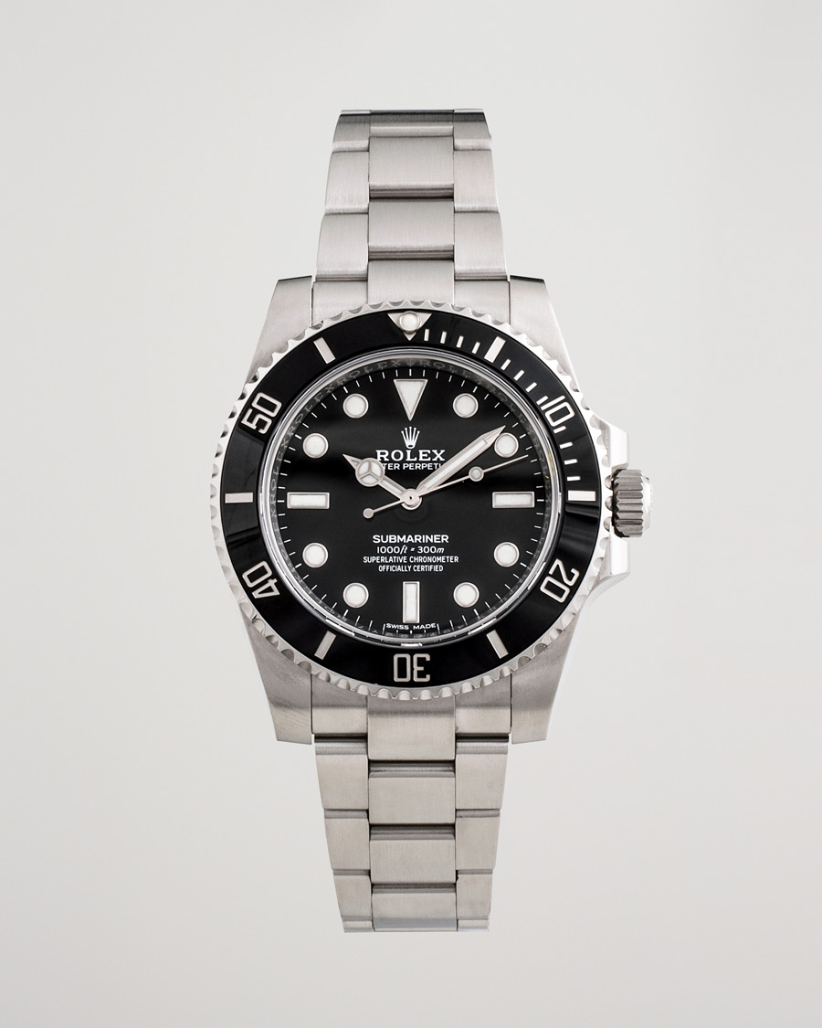 Men | Rolex Pre-Owned Submariner 114060 Oyster Perpetual Steel Black | Rolex Pre-Owned | Submariner 114060 Oyster Perpetual Steel Black