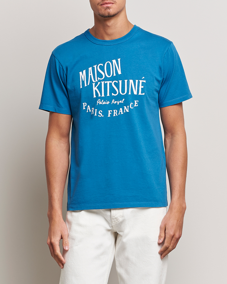 Men |  | Maison Kitsuné | Palais Royal Classic T-Shirt Sapphire Blue