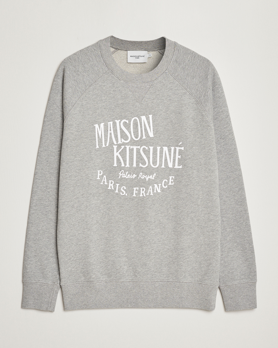 Men | Sweaters & Knitwear | Maison Kitsuné | Palais Royal Classic Sweatshirt Grey Melange